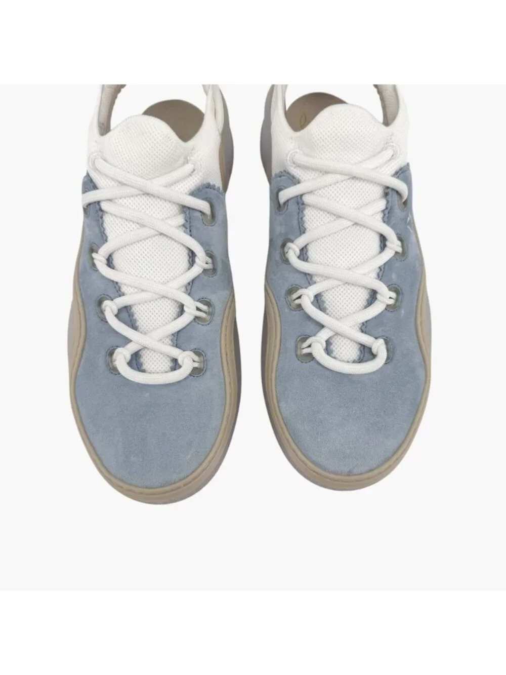 Christian Louboutin Arpoador Blue Drawstring Sneaker Size 39.5 US 9.5 Women's 07